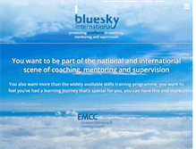 Tablet Screenshot of blueskyinternational.com